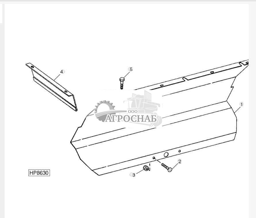 Corn Deflector (Optional) 